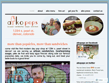 Tablet Screenshot of aikopops.com